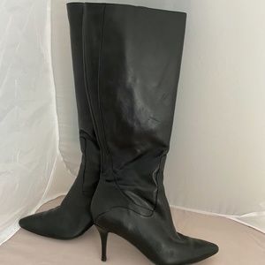 Cole Han all leather black boots